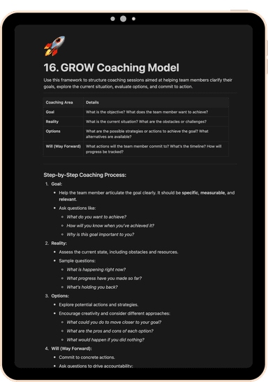 GROW Coaching