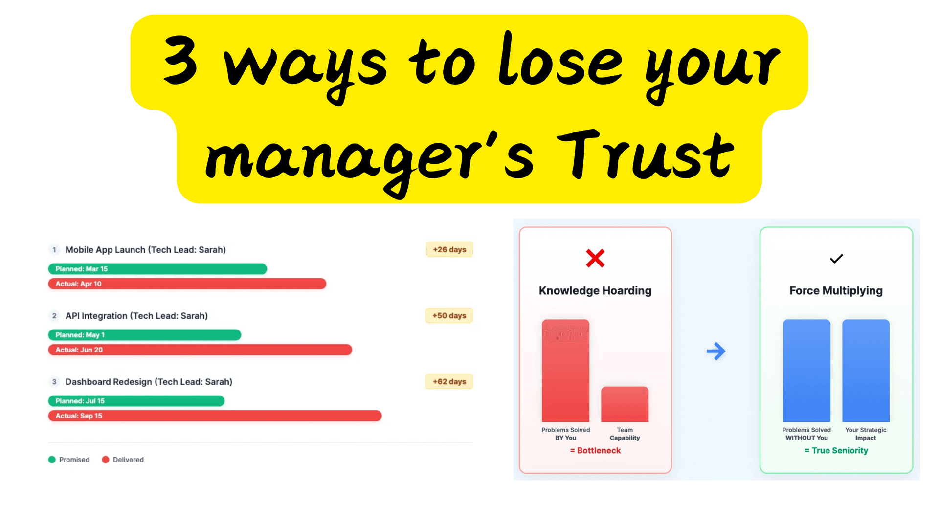 3 ways Senior Engineers can lose your trust (and how great managers respond)