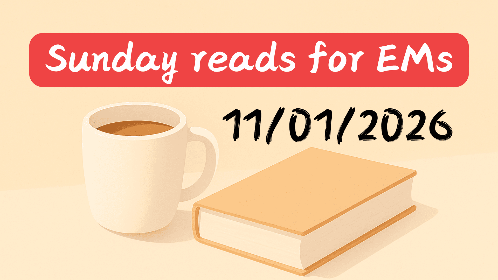 #30 | Sunday reads for EMs